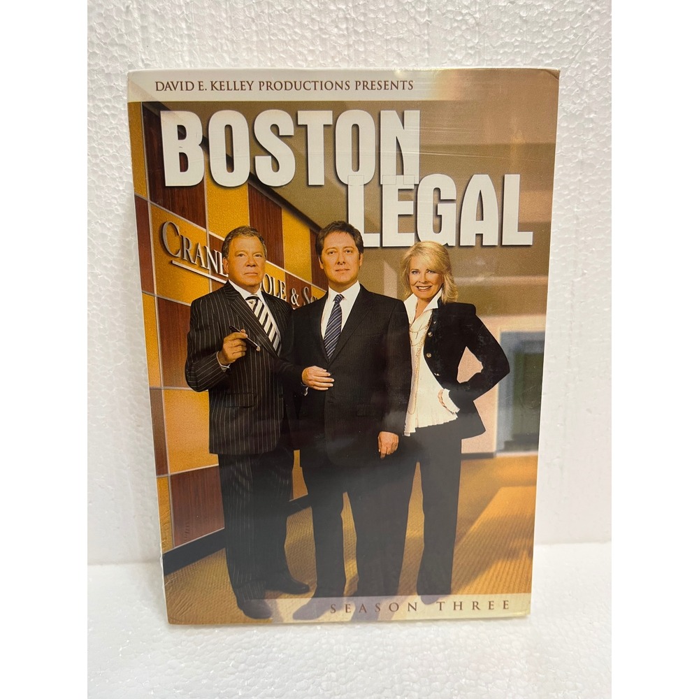 Boston Legal Season Three‎ Complete 7 Disc DVD Set David E Kelley Productions
